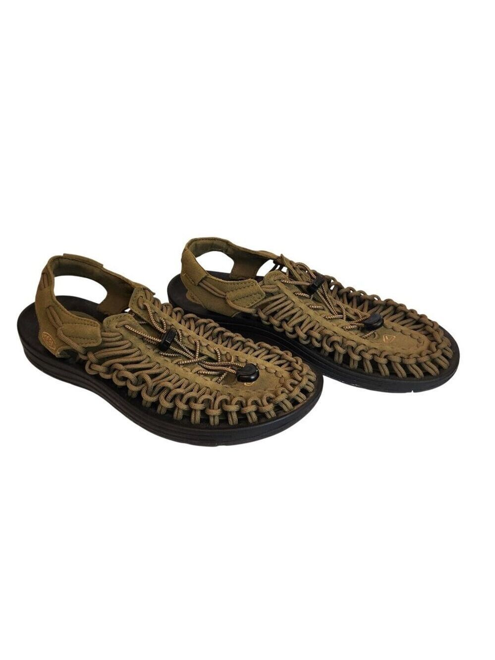 Keen Uneek Sandal Mens Size 8.5 US Army Green Shoes Breathable Outdoor